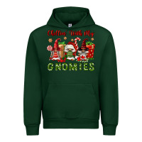 Forest Green Chillin' With My Gnomies Urban Hoodie - FaDigitalArtStudio