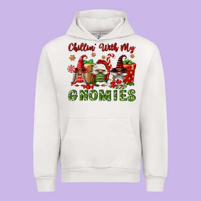 Chillin' With My Gnomies Urban Hoodie Designed By Fadigitalartstudio