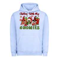 Pigment Grape Ice Chillin' With My Gnomies Urban Hoodie - FaDigitalArtStudio