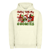 Pigment Pistachio Chillin' With My Gnomies Urban Hoodie - FaDigitalArtStudio