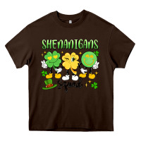 Chocolate Brown shenanigans squad Heavy Core Tee - Artiststas