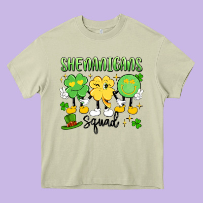 Shenanigans Squad Heavy Core Tee Designed By Artiststas