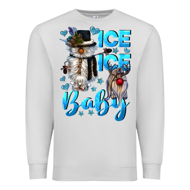 Ice Ice Baby Premium Sweatshirt by CowGirlArtShop | Teevron