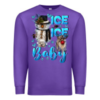 Purple ice ice baby Premium Sweatshirt - CowGirlArtShop