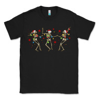 Black dancing skeleton christmas Classic Tee - MaliasSmallBusiness
