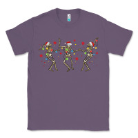 Lavender dancing skeleton christmas Classic Tee - MaliasSmallBusiness
