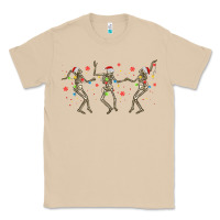 Mushroom dancing skeleton christmas Classic Tee - MaliasSmallBusiness