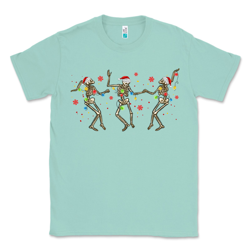 Dancing Skeleton Christmas Classic Tee by MaliasSmallBusiness | Teevron