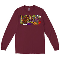 Burgundy Mardi Gras love dog paw Long Sleeve Tee - BundleAndBundleShop