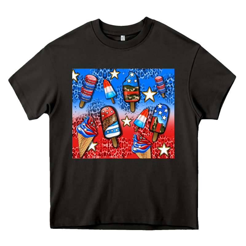 American Popsicle And Stars Heavy Core Tee by AdoDesignShop | Teevron