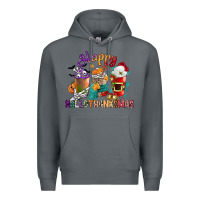 Rock hallothanksmas coffee cups Premium Hoodie - CowGirlArtShop