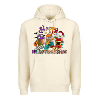 Sandshell hallothanksmas coffee cups Premium Hoodie - CowGirlArtShop