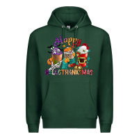 Sports Green hallothanksmas coffee cups Premium Hoodie - CowGirlArtShop