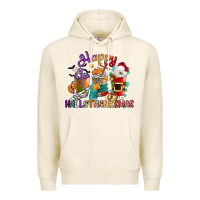 Tofu hallothanksmas coffee cups Premium Hoodie - CowGirlArtShop