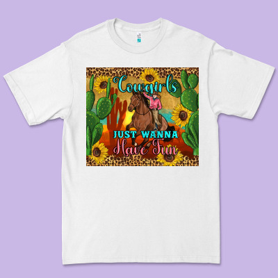 Cowgirls Just Wanna Have Fun Premium Tee Designed By Artiststas