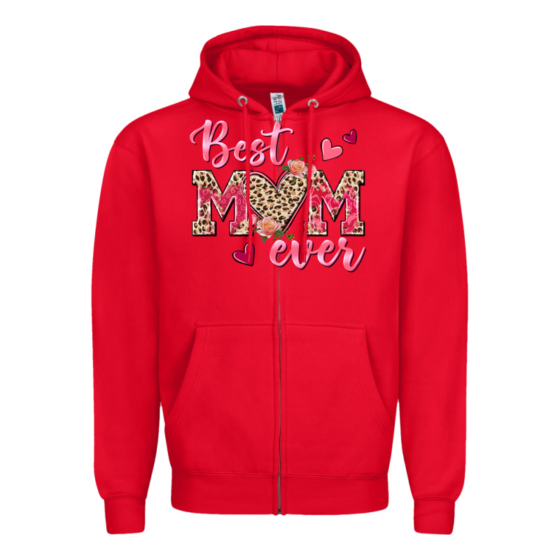 Best Mom Ever Zipper Hoodie by texasbilliewilder | Teevron