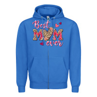 True Royal Best Mom Ever Zipper Hoodie - texasbilliewilder