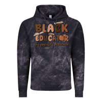 Cloud Black black educator by popular demand Vintage Hoodie - MaliasSmallBusiness