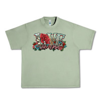 Oil Green love like jesus roses Urban Heavy Tee - NancyCooperArtShop