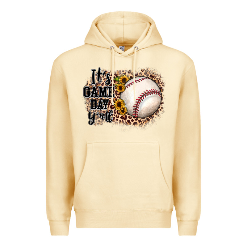 It's Game Day Y'all Baseball Premium Hoodie by JahusDesignShop | Teevron