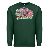 Sports Green warriors wear pink breast cancer Premium Sweatshirt - CowGirlArtShop