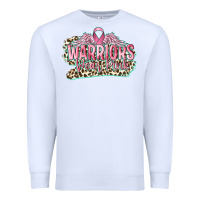White warriors wear pink breast cancer Premium Sweatshirt - CowGirlArtShop