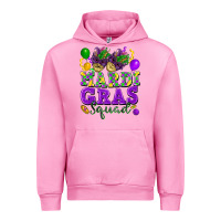 Fuchsia Pink mardi gras squad Urban Hoodie - FaDigitalArtStudio