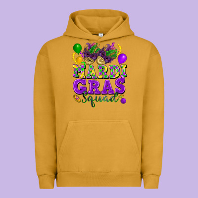 Mardi Gras Squad Urban Hoodie Designed By Fadigitalartstudio