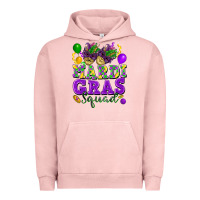 Pigment Salmon mardi gras squad Urban Hoodie - FaDigitalArtStudio