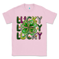 Bubblegum Pink Lucky Classic Tee - CowhideDigitalArt