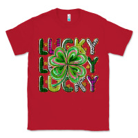 Red Lucky Classic Tee - CowhideDigitalArt