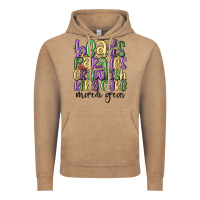 Vintage Coffee beads parades crawfish king cake mardi gras Vintage Hoodie - MaliasSmallBusiness