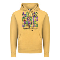 Vintage Mustard beads parades crawfish king cake mardi gras Vintage Hoodie - MaliasSmallBusiness