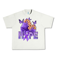 Pistachio Hope all Cancers nails Urban Heavy Tee - NancyCooperArtShop