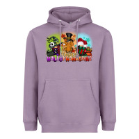 Lavender happy hallothanksmas gnomes Heavyweight Hoodie - CowGirlArtShop
