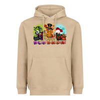 Mushroom happy hallothanksmas gnomes Heavyweight Hoodie - CowGirlArtShop