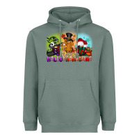Sage happy hallothanksmas gnomes Heavyweight Hoodie - CowGirlArtShop