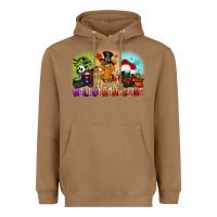 Toasted Coconut happy hallothanksmas gnomes Heavyweight Hoodie - CowGirlArtShop
