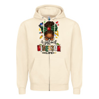 Sandshell assistant director life afro messy bun Zipper Hoodie - texasbilliewilder