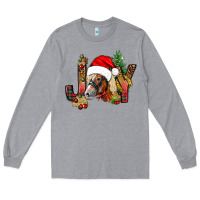 Heather Grey joy christmas with horse bbs Long Sleeve Tee - BundleAndBundleShop
