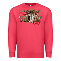 Cardinal im snow cute Premium Sweatshirt - CowGirlArtShop