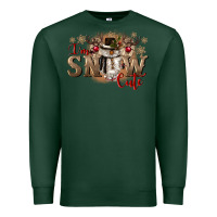 Sports Green im snow cute Premium Sweatshirt - CowGirlArtShop