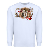 White im snow cute Premium Sweatshirt - CowGirlArtShop