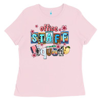 Bubblegum Pink staff squad Ladies Tee - AdoDesignShop