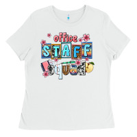 White staff squad Ladies Tee - AdoDesignShop