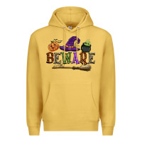 Antique Gold beware Premium Hoodie - CowGirlArtShop