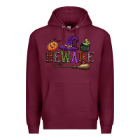 Burgundy beware Premium Hoodie - CowGirlArtShop