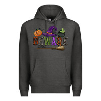 Charcoal Heather beware Premium Hoodie - CowGirlArtShop
