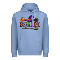 Colony Blue beware Premium Hoodie - CowGirlArtShop