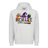 Dove Grey beware Premium Hoodie - CowGirlArtShop